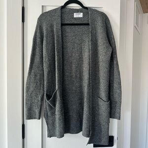 Old Navy Charcoal Cardigan Sweater with Pockets - Size XS